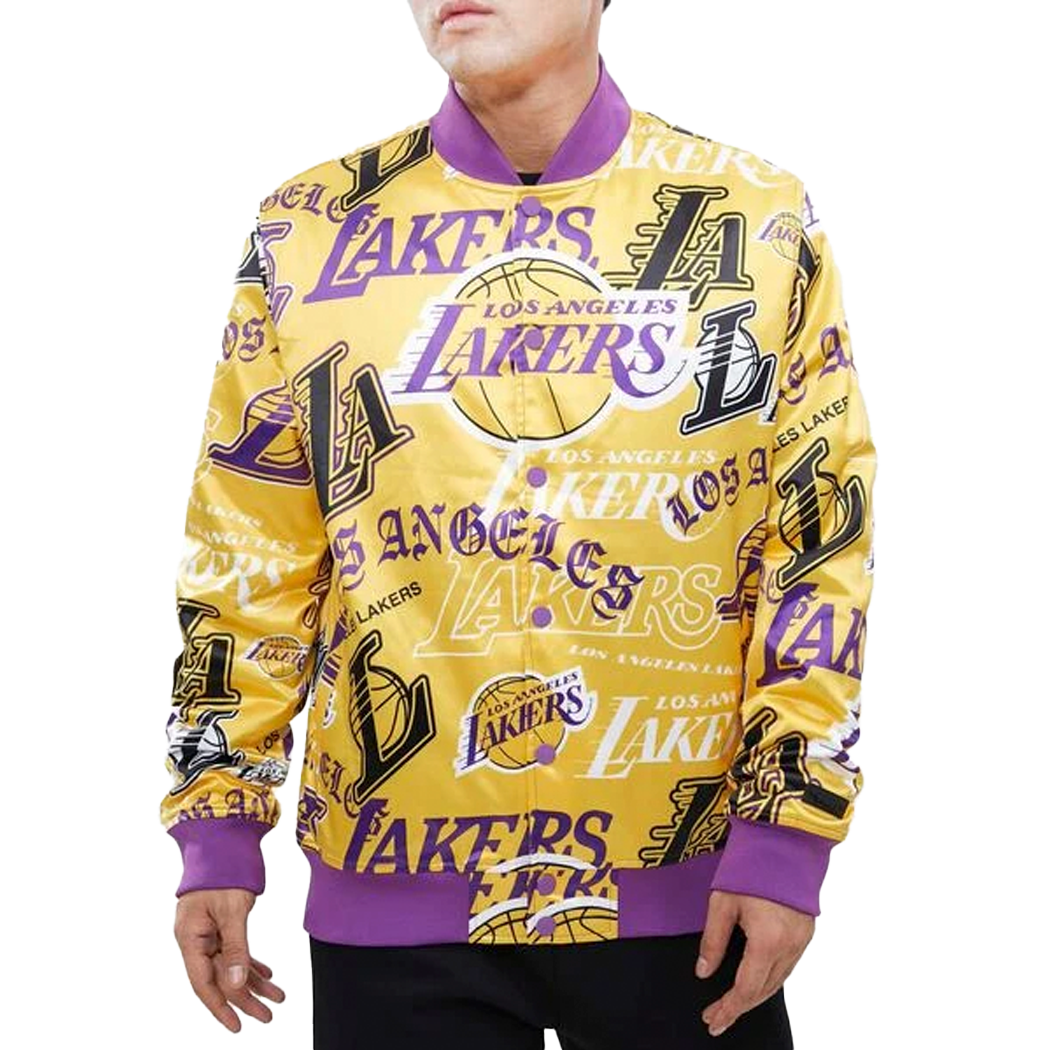 Satin Jacket Los Angeles Lakers