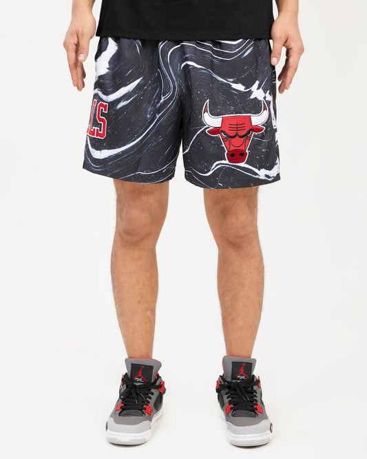 Chicago Bulls Tackle Twill Aop Marble Woven Short