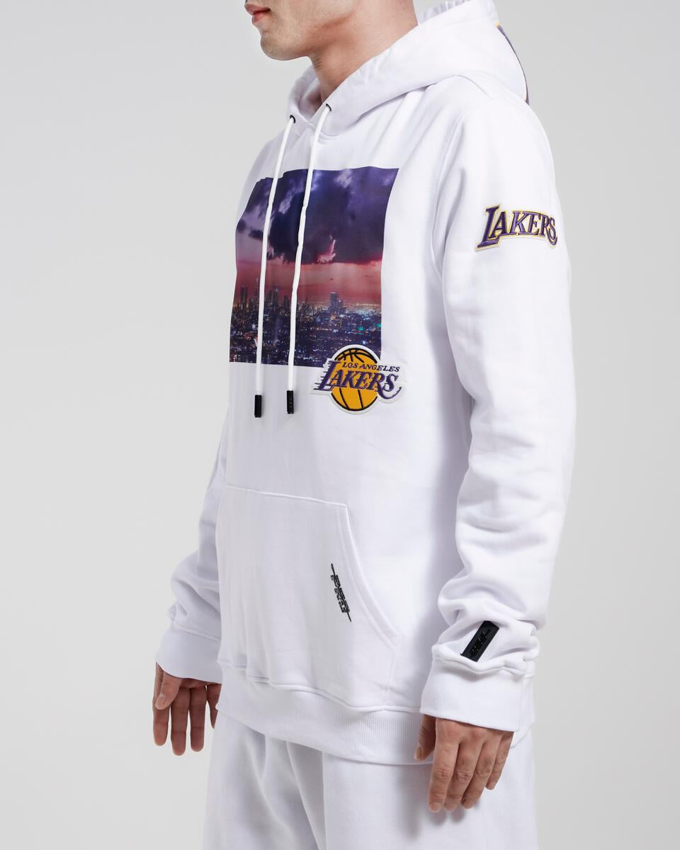 Los Angeles Lakers City Scape Flc Po Hoodie