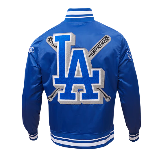 Los Angeles Dodgers Mash Up Satin Jacket