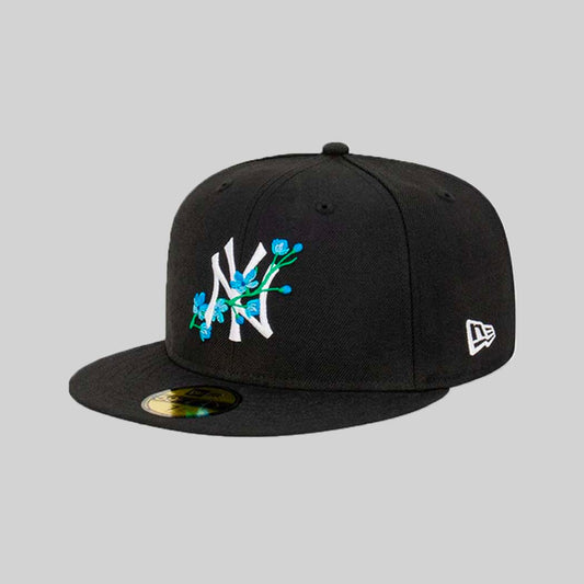 CAP NEW ERA  5950 New York Yankees Q322 FLORAL (Black)